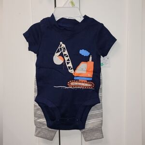 Carter's Navy and Gray Construction Set